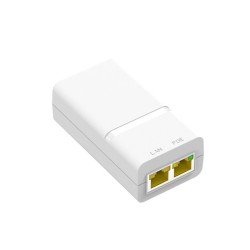 Single Port Midspan Injector 15W Indoor PoE Injector Procept indoor passive PoE injector 24Vdc 0.64A