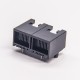 6P2C RJ11 Unshielded Jack Black Dual Port Network Module Connector DIP 6P2C RJ11 Unshielded Jack Black Dual Port Network Module Connector DIP