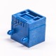 6P4C RJ11 Blue Plastic Unshielded Socket Right Angled Through Hole 6P4C RJ11 Blue Plastic Unshielded Socket Right Angled Through Hole