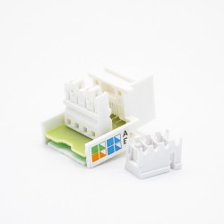 Female RJ11 Connector 4P4C Single Port Unshielded CAT3 PCB Mount Network Module