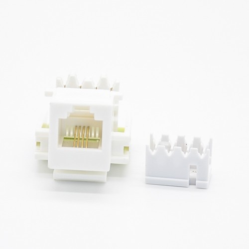 Female RJ11 Connector 4P4C Single Port Unshielded CAT3 PCB Mount Network Module Female RJ11 Connector 4P4C Single Port Unshielded CAT3 PCB Mount Network Module
