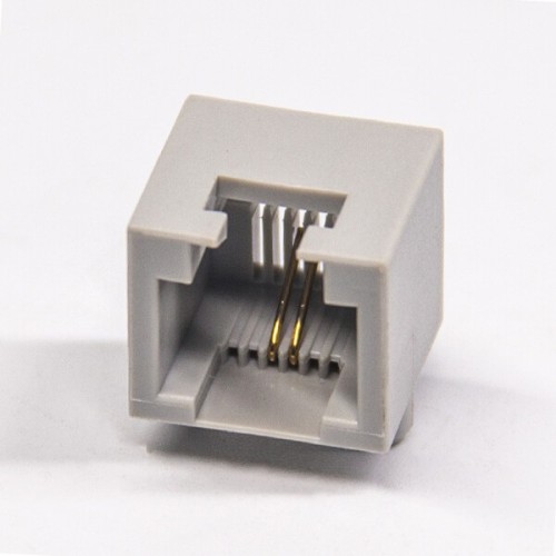 Modular Connector RJ11 Right Angled 6p2c PCB Mount Plastic Modular Connector RJ11 Right Angled 6p2c PCB Mount Plastic