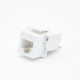 RJ11 4 Pin Connector Unshielded PCB Mount Single Port CAT3 Gold-plated Contacts RJ11 4 Pin Connector Unshielded PCB Mount Single Port CAT3 Gold-plated Contacts