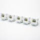 RJ11 4 Pin Connector Unshielded PCB Mount Single Port CAT3 Gold-plated Contacts RJ11 4 Pin Connector Unshielded PCB Mount Single Port CAT3 Gold-plated Contacts