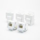 RJ11 4 Pin Connector Unshielded PCB Mount Single Port CAT3 Gold-plated Contacts RJ11 4 Pin Connector Unshielded PCB Mount Single Port CAT3 Gold-plated Contacts