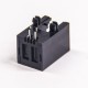 RJ11 4p4c Coupler Black Plastic Unshielded 90 Degree Ethernet Netword Socket PCB Mount RJ11 4p4c Coupler Black Plastic Unshielded 90 Degree Ethernet Netword Socket PCB Mount