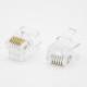 RJ11 6 Pin Through Hole Unshielded CAT3 Panel Mount RJ11 Plug RJ11 6 Pin Through Hole Unshielded CAT3 Panel Mount RJ11 Plug