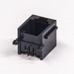 RJ11 6p2c Connector Right Angle modelar Unshielded DIP Type without LED