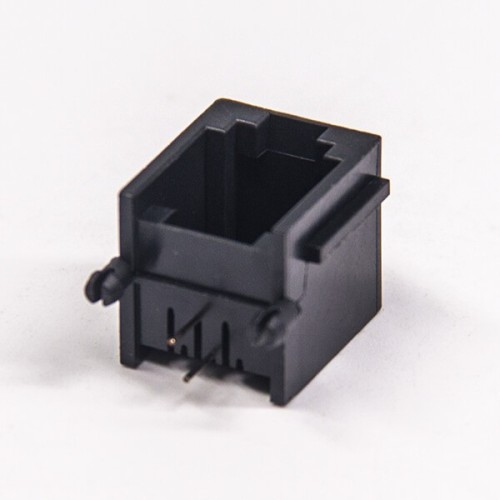 RJ11 6p2c Connector Right Angle modelar Unshielded DIP Type without LED RJ11 6p2c Connector Right Angle modelar Unshielded DIP Type without LED