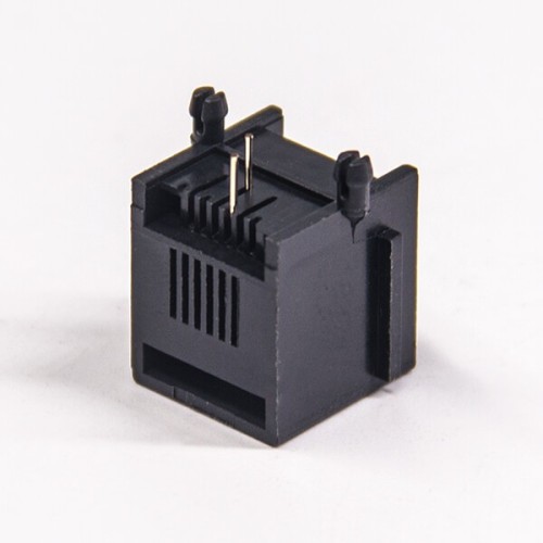 RJ11 6p2c Connector Right Angle modelar Unshielded DIP Type without LED RJ11 6p2c Connector Right Angle modelar Unshielded DIP Type without LED