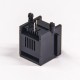 RJ11 6p2c Connector Right Angle modelar Unshielded DIP Type without LED RJ11 6p2c Connector Right Angle modelar Unshielded DIP Type without LED