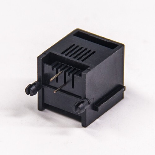 RJ11 6p2c Connector Right Angle modelar Unshielded DIP Type without LED RJ11 6p2c Connector Right Angle modelar Unshielded DIP Type without LED