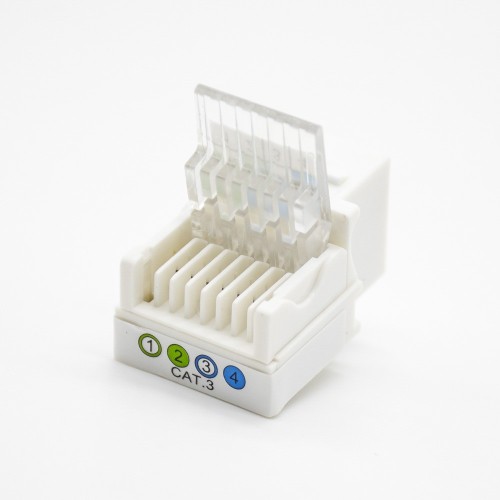 RJ11 CAT3 Keystone Jack Utp 90 Degree 4 Pin RJ45 Modular Jack Toolless RJ11 CAT3 Keystone Jack Utp 90 Degree 4 Pin RJ45 Modular Jack Toolless