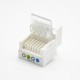RJ11 CAT3 Keystone Jack Utp 90 Degree 4 Pin RJ45 Modular Jack Toolless RJ11 CAT3 Keystone Jack Utp 90 Degree 4 Pin RJ45 Modular Jack Toolless