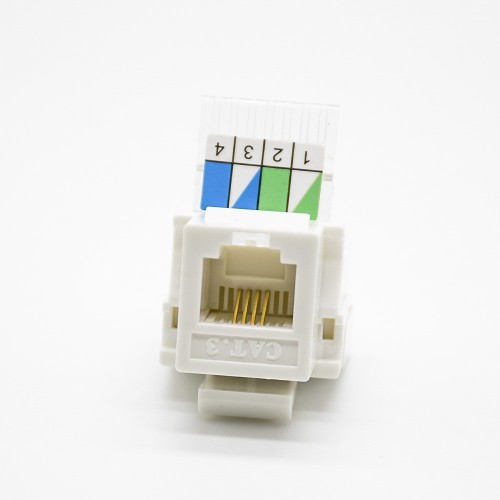 RJ11 CAT3 Keystone Jack Utp 90 Degree 4 Pin RJ45 Modular Jack Toolless RJ11 CAT3 Keystone Jack Utp 90 Degree 4 Pin RJ45 Modular Jack Toolless