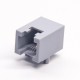 RJ11 Connector Right Angled 6P2C Unshielded Jack Gray Plastic Through Hole PCB Mount RJ11 Connector Right Angled 6P2C Unshielded Jack Gray Plastic Through Hole PCB Mount