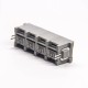 RJ11 Connector Socket 1x4 180 Degree 6P2C DIP for PCB Mount RJ11 Connector Socket 1x4 180 Degree 6P2C DIP for PCB Mount