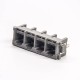 RJ11 Connector Socket 1x4 180 Degree 6P2C DIP for PCB Mount RJ11 Connector Socket 1x4 180 Degree 6P2C DIP for PCB Mount