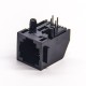 RJ11 Female 1 Port 4P4C Unshielded Jack Through Hole for PCB Mount RJ11 Female 1 Port 4P4C Unshielded Jack Through Hole for PCB Mount
