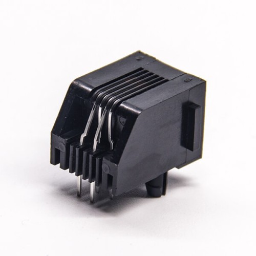 RJ11 Female 1 Port 4P4C Unshielded Jack Through Hole for PCB Mount 30pcs RJ11 Female 1 Port 4P4C Unshielded Jack Through Hole for PCB Mount 30pcs