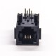 RJ11 Female 1 Port 4P4C Unshielded Jack Through Hole for PCB Mount RJ11 Female 1 Port 4P4C Unshielded Jack Through Hole for PCB Mount