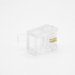RJ11 Plug 6P2C Unshielded CAT3 Through Hole RJ12 Network Module