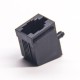 RJ11 Socket 2P2C Unshielded Connector Through Hole Black Shell RJ11 Socket 2P2C Unshielded Connector Through Hole Black Shell