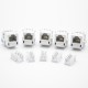 RJ11 Socket Module 4P4C Single Port White PCB Mount Unshielded CAT3 RJ11 Socket Module 4P4C Single Port White PCB Mount Unshielded CAT3