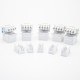 RJ11 Socket Module 4P4C Single Port White PCB Mount Unshielded CAT3 RJ11 Socket Module 4P4C Single Port White PCB Mount Unshielded CAT3