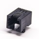 6P6C Modular Connector RJ12 Connector 90 Degree Through Hole Unshielded 6P6C Modular Connector RJ12 Connector 90 Degree Through Hole Unshielded