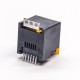 Black RJ12 Socket SMT Type 180 Degree Unshielded PCB Mount Black RJ12 Socket SMT Type 180 Degree Unshielded PCB Mount