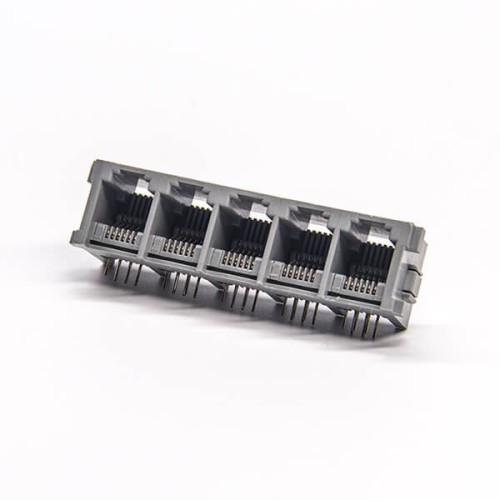 RJ12 6p6c Connector 90 Degree Socket DIP PCB Mount Plastic RJ12 6p6c Connector 90 Degree Socket DIP PCB Mount Plastic