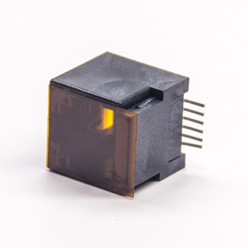 RJ12 6p6c Socket 180 Degree Unshielded SMT for PCB Mount without LED RJ12 6p6c Socket 180 Degree Unshielded SMT for PCB Mount without LED