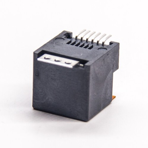 RJ12 6p6c Socket 180 Degree Unshielded SMT for PCB Mount without LED RJ12 6p6c Socket 180 Degree Unshielded SMT for PCB Mount without LED