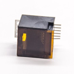 RJ12 6p6c Socket 180 Degree Unshielded SMT for PCB Mount without LED