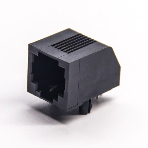 RJ12 Female Connector Without LED Ethernet Network 6p6c Right Angled DIP RJ12 Female Connector Without LED Ethernet Network 6p6c Right Angled DIP