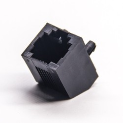 RJ12 Female Connector Without LED Ethernet Network 6p6c Right Angled DIP 20pcs