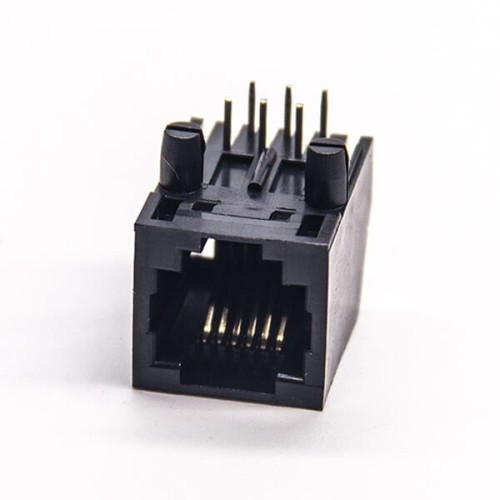 RJ12 Female Connector Without LED Ethernet Network 6p6c Right Angled DIP RJ12 Female Connector Without LED Ethernet Network 6p6c Right Angled DIP