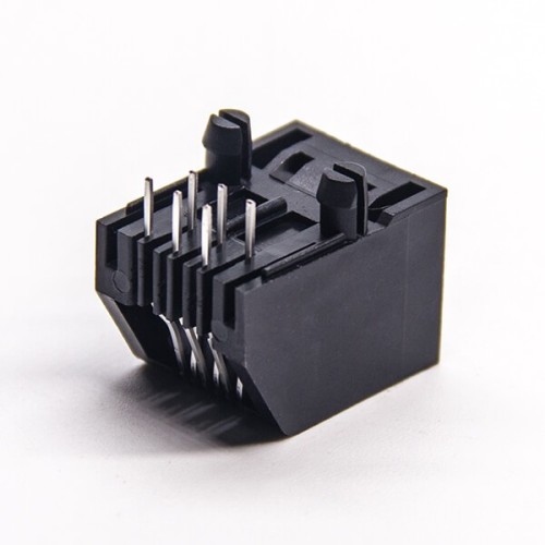 RJ12 Female Connector Without LED Ethernet Network 6p6c Right Angled DIP RJ12 Female Connector Without LED Ethernet Network 6p6c Right Angled DIP