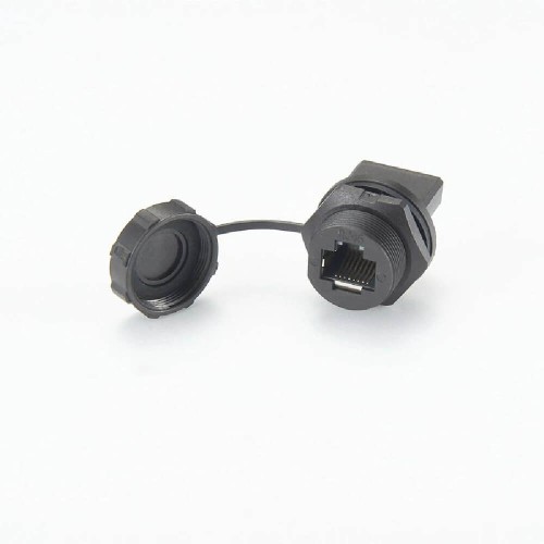 RJ12 Female Waterproof Connector for Case Mounting RJ12 Female Waterproof Connector for Case Mounting