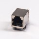 RJ12 Jack 90 Degree Single Port Modular Connector Through Hole for PCB Mount RJ12 Jack 90 Degree Single Port Modular Connector Through Hole for PCB Mount
