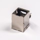 RJ12 Jack 90 Degree Single Port Modular Connector Through Hole for PCB Mount RJ12 Jack 90 Degree Single Port Modular Connector Through Hole for PCB Mount
