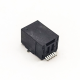 RJ12 Modular Connector Right Angled SMT Black Plastic 6p6c RJ12 Modular Connector Right Angled SMT Black Plastic 6p6c