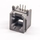 RJ12 Unshielded 6P6C Unshielded Plastic Through Hole PCB Mount RJ12 Unshielded 6P6C Unshielded Plastic Through Hole PCB Mount