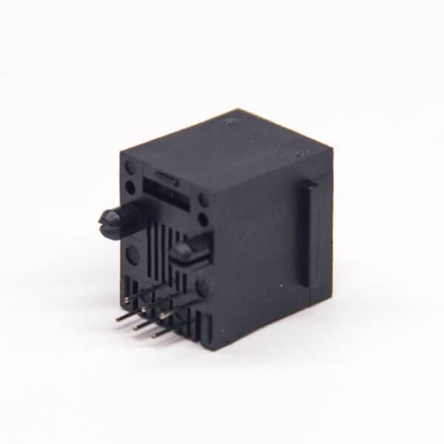 6P6C RJ25 Modular Connector Unshielded without Filtered Plastic Through Hole 180 Degree 6P6C RJ25 Modular Connector Unshielded without Filtered Plastic Through Hole 180 Degree