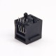 6P6C RJ25 Modular Connector Unshielded without Filtered Plastic Through Hole 180 Degree 6P6C RJ25 Modular Connector Unshielded without Filtered Plastic Through Hole 180 Degree