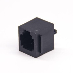 6P6C RJ25 Modular Connector Unshielded without Filtered Plastic Through Hole 180 Degree 30pcs