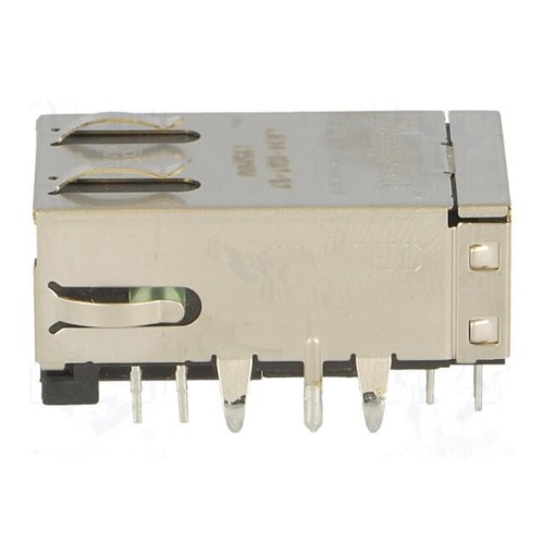 2pcs Ethernet RJ45 Connector 1X1 10/100 Mbit LED Indicators 8p8c Jack 2pcs Ethernet RJ45 Connector 1X1 10/100 Mbit LED Indicators 8p8c Jack