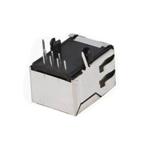 2pcs RJ45 8 Pin Connector Modular Jack With Shield 90 Degree Without LED 2pcs RJ45 8 Pin Connector Modular Jack With Shield 90 Degree Without LED