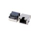 2pcs RJ45 Connector With Led Yellow Green Shileld SMT Ethernet Port Socket 2pcs RJ45 Connector With Led Yellow Green Shileld SMT Ethernet Port Socket